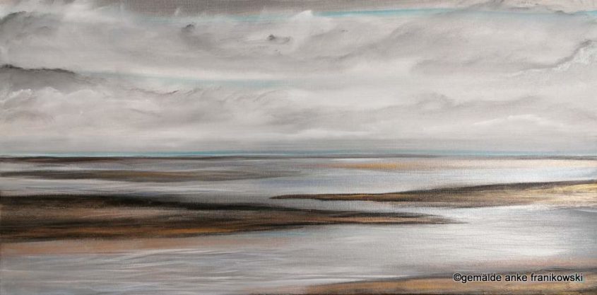 Gemälde Nordsee bei Ebbe von Anke Franikowski kaufen