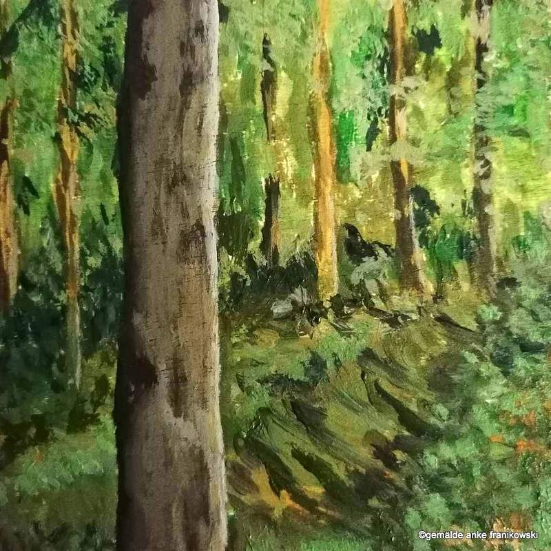 Ein schönes Gemälde vom Wald online kaufen