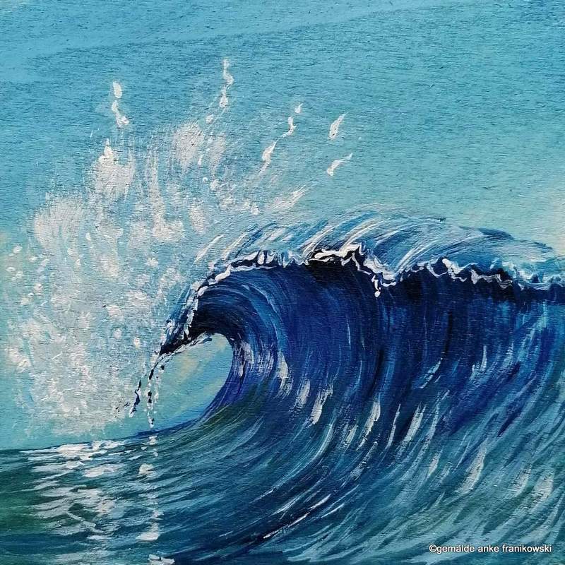 Maritime Malerei von einer Welle online kaufen