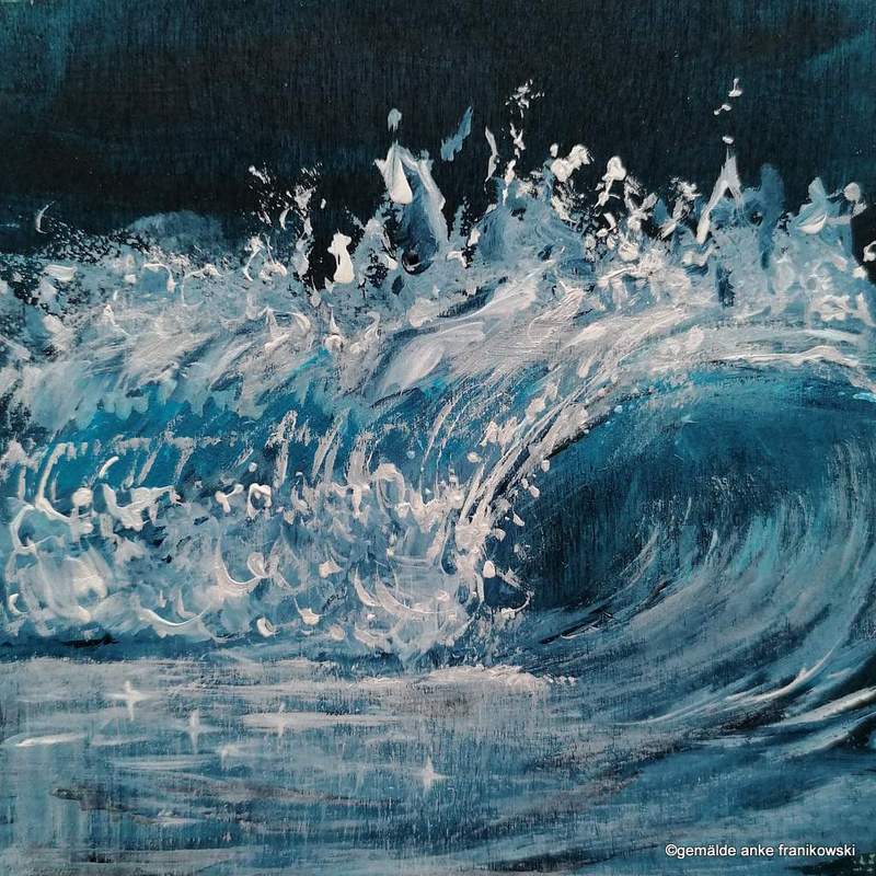 Maritime Malerei von einer Welle online kaufen