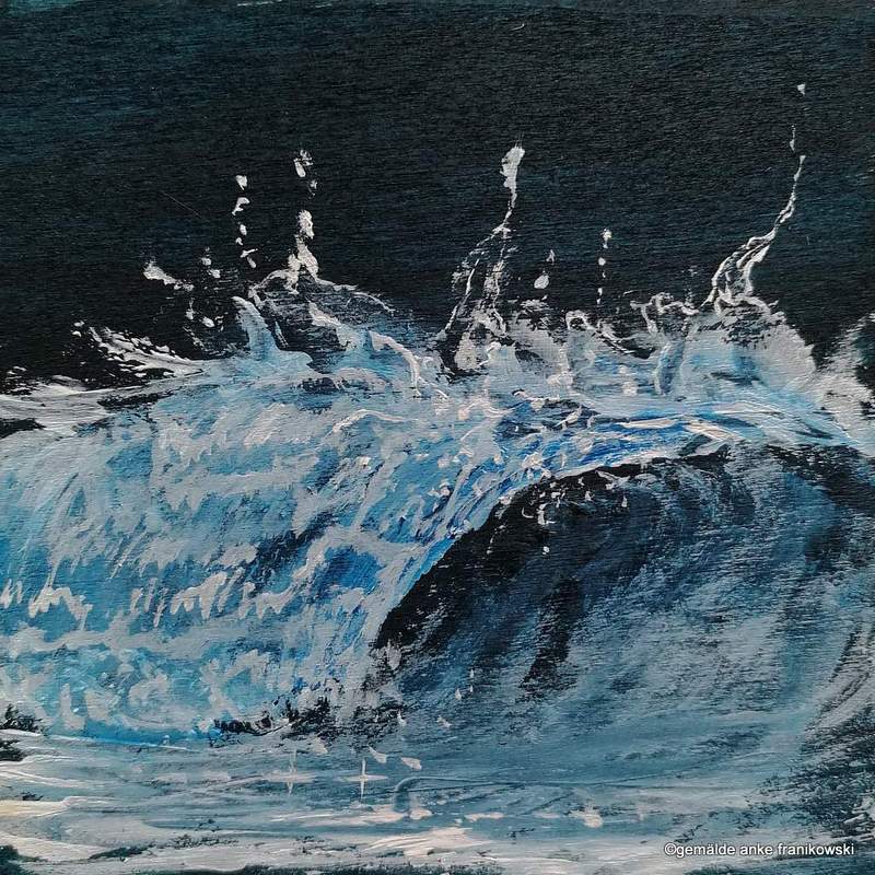 Maritime Malerei von einer Welle, Seestück online kaufen