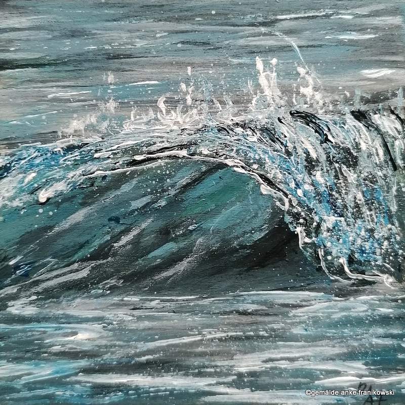 Wellenspiel, Gemälde kaufen von Anke Franikowski