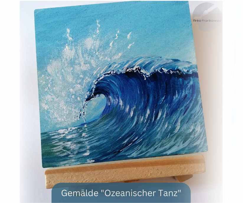 Gemälde kaufen - Tauche ein in die Schönheit des Gemäldes "Ozeanischer Tanz"